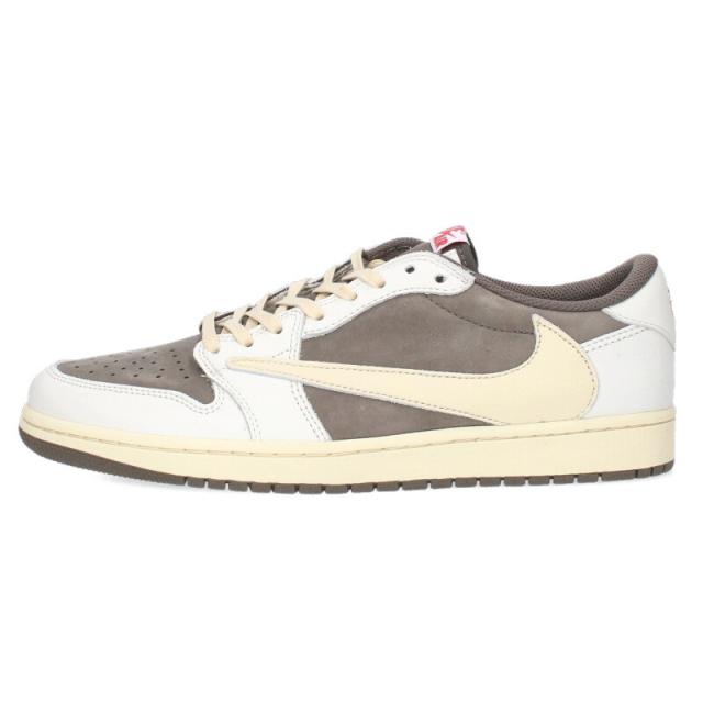 ナイキ  トラヴィススコット サイズ:28.5cm  AIR JORDAN 1 LOW OG REVERSE MOCHA DM7866-162 エアジョーダン1レトロロウオージースニーカー 中古 SB01