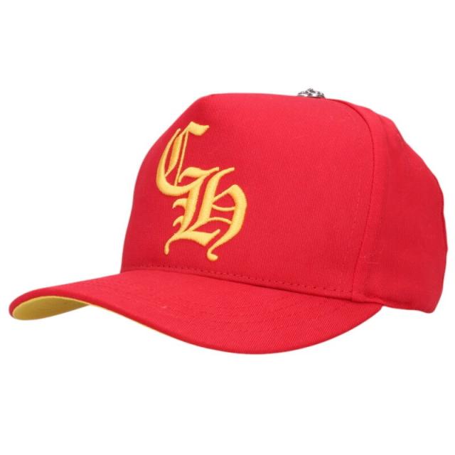クロムハーツ サイズ:ONE SIZE  CH HAT CHロゴ刺繍ベースボール帽子 中古 OK15