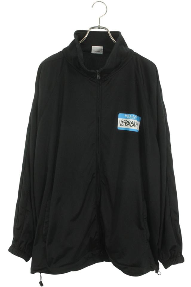 ヴェトモン サイズ:M  UA63JA401B ロゴプリントトラックジャージーブルゾン 中古 SB01