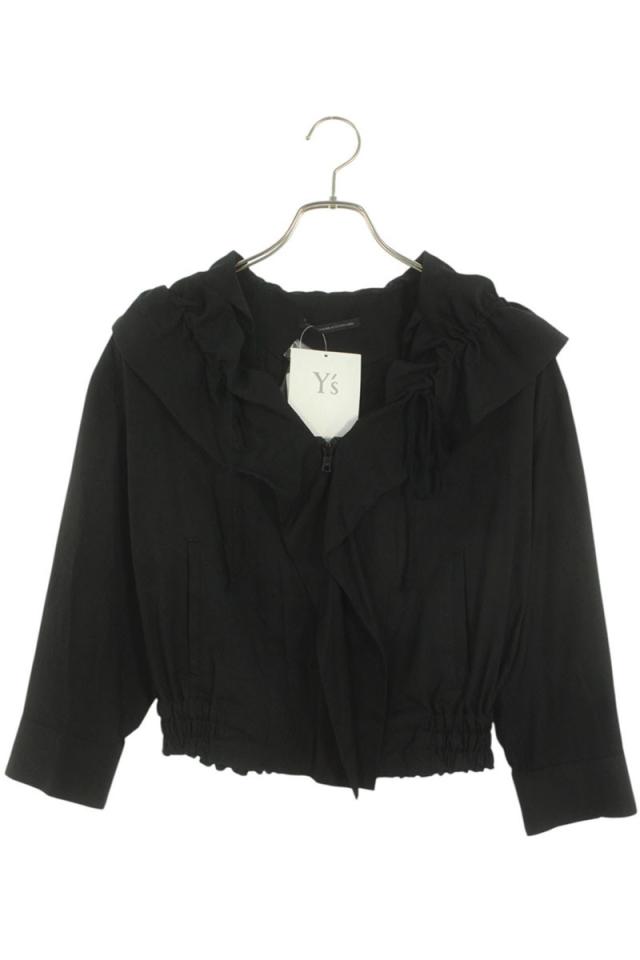 ワイズ サイズ:1  25SS  YP-Y12-201 RAYON TWILL GATHERED BLOUSON ナイロンツイルギャザードブルゾン 中古 BS99