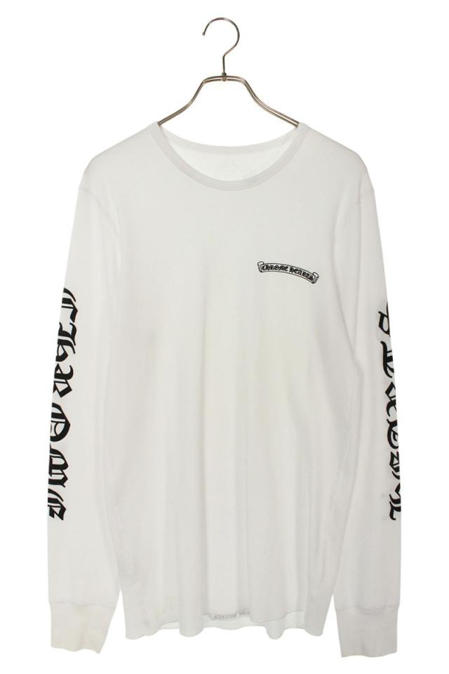 クロムハーツ サイズ:XL  Thermal L S アームロゴプリント長袖カットソー 中古 FK04