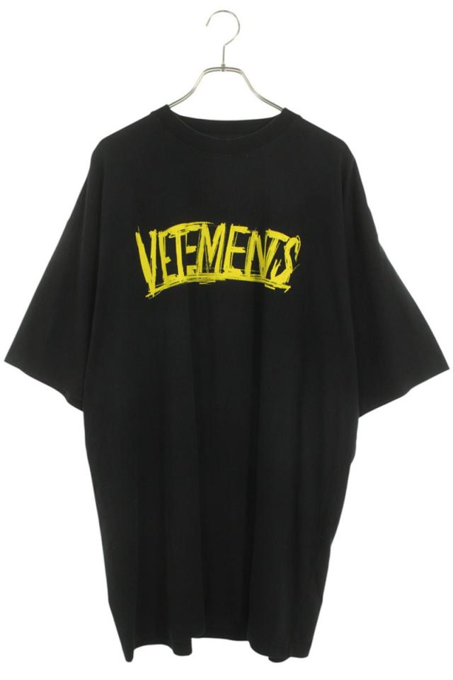 ヴェトモン サイズ:XL  UAH21TR618 ワールドツアーロゴプリントTシャツ 中古 SB01