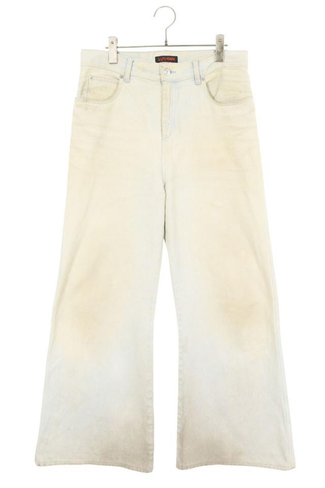 ルーダン サイズ:30インチ ウォッシュド加工バギーデニムパンツ 中古 SB01