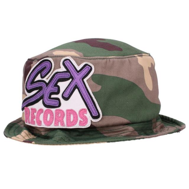 クロムハーツ サイズ:M  SEX RECORD 迷彩バケットハット 中古 SJ02