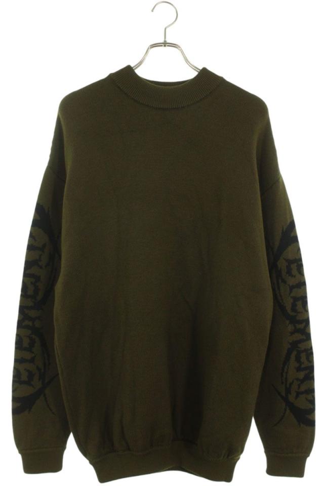 ヴェトモン サイズ:XS  UE54KN160K スリーブメタルロゴニット 中古 OM10 ヴェトモン サイズ:XS UE54KN160K スリーブメタルロゴニット 中古 OM10