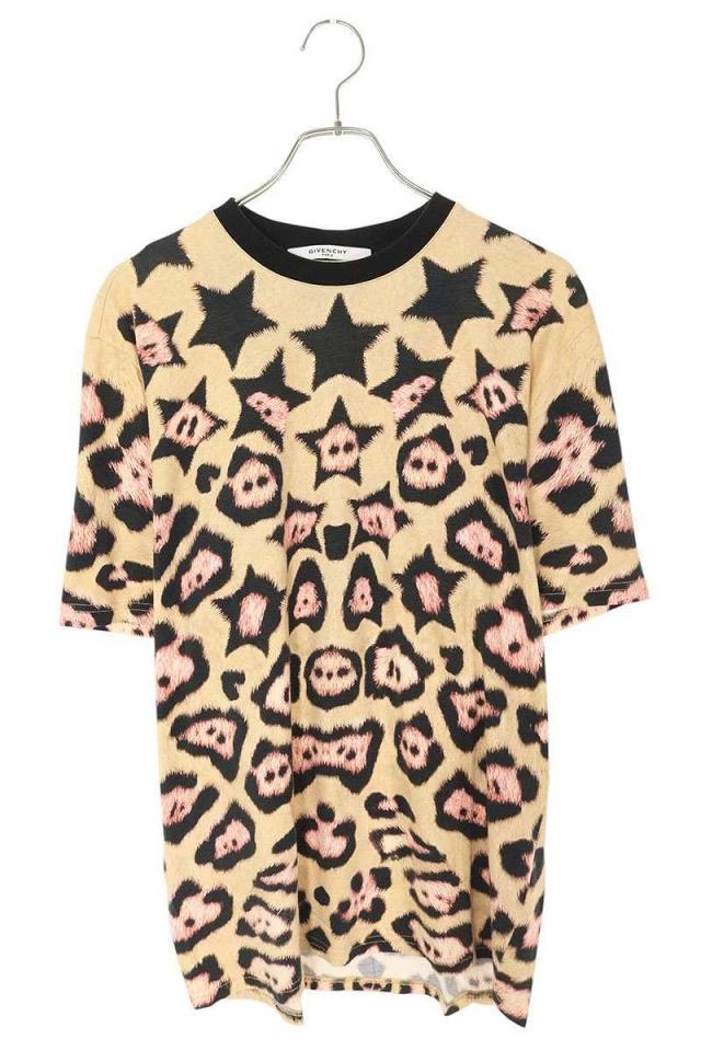 ジバンシィ サイズ:M  16P 7720 492 スターレオパードTシャツ 中古 OM10