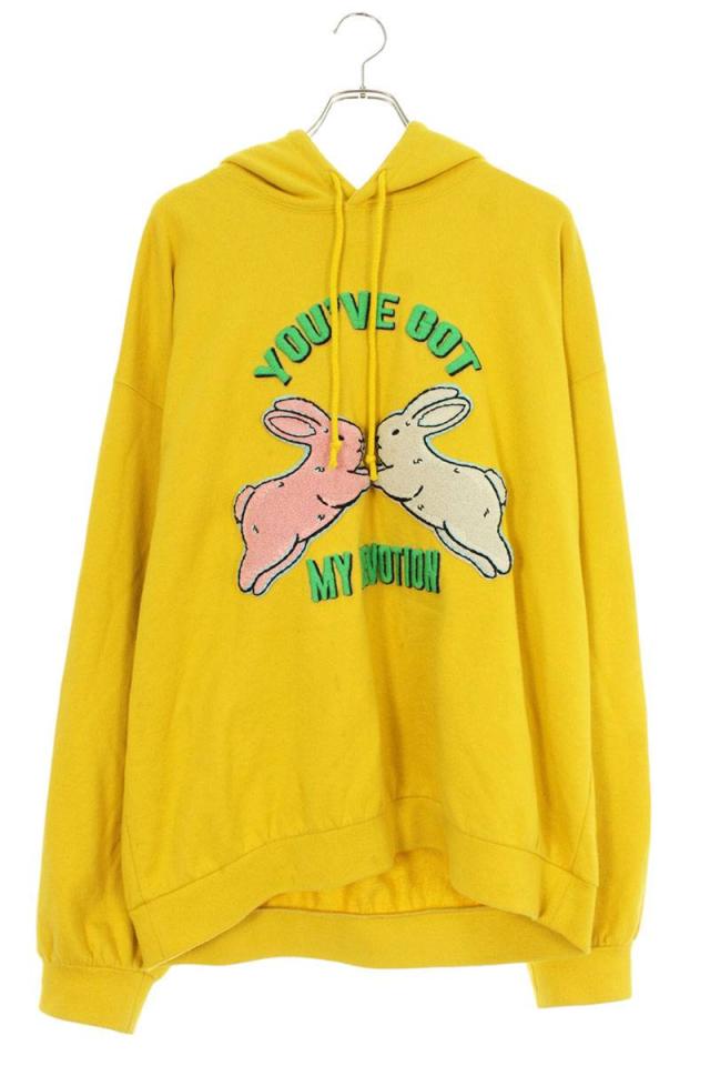 グッチ サイズ:L  721427 XJE4W ラビットパッチパーカー 中古 BS55