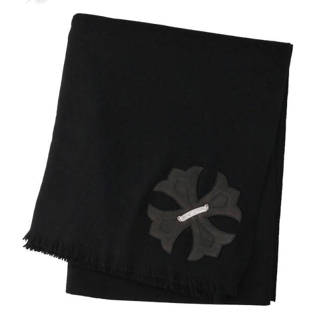 クロムハーツ  クロスパッチレザーカシミアブランケット 中古 GZ11