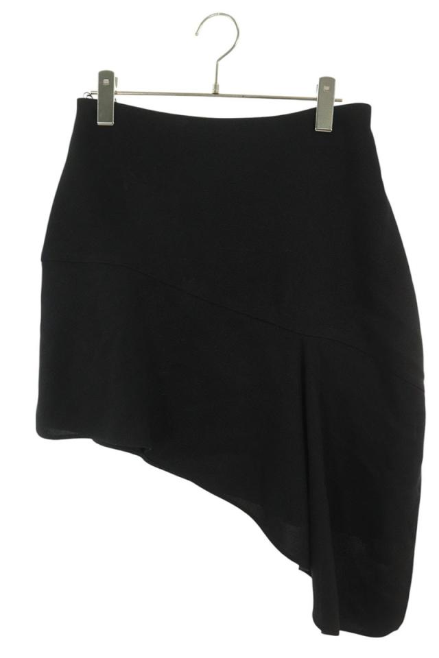 バレンシアガ サイズ:38  374298 TMD06 アシンメトリースカート 中古 BS99