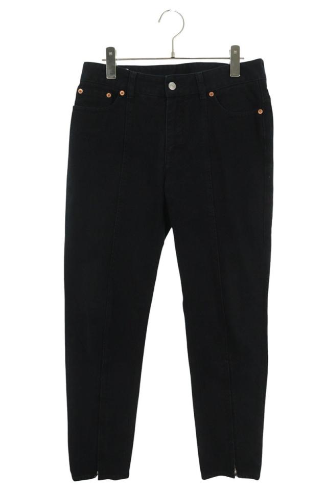 エムエムシックス サイズ:42  S62LB0050 フロントジップボーイフレンドデニムパンツ 中古 BS99