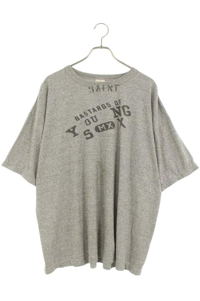 セントマイケル ベルベルジン サイズ:XL SM-HR8-0000-C37 カレッジロゴTシャツ 中古 SB01