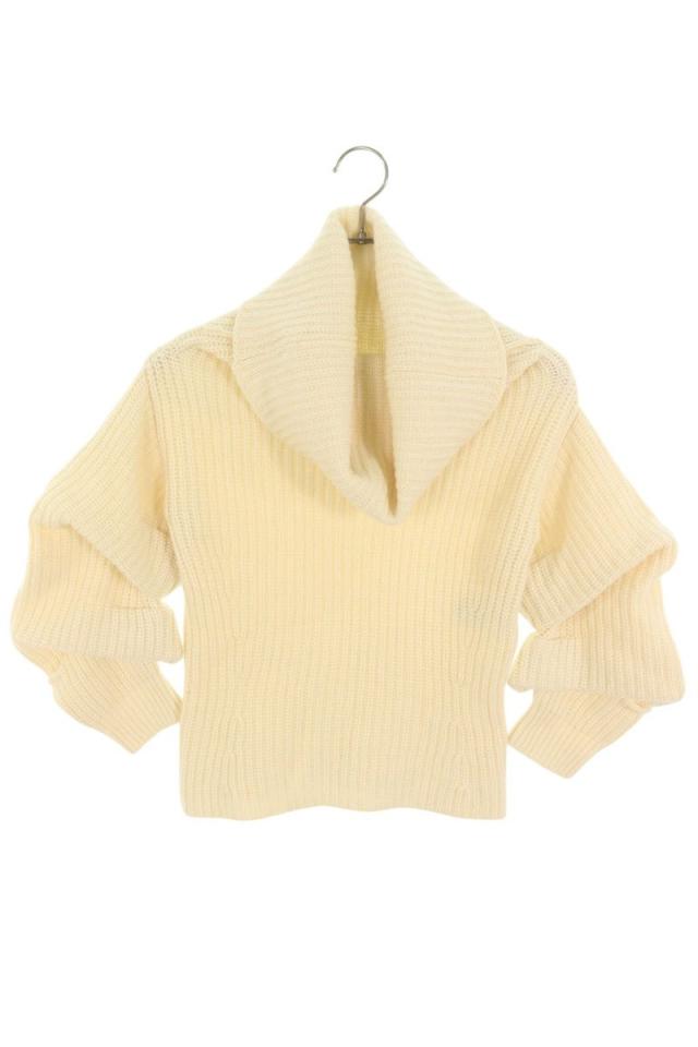 クリスチャンディオール サイズ:36  6H24510AM579 変形デザインカシミヤウールタートルネックニット 中古 BS99