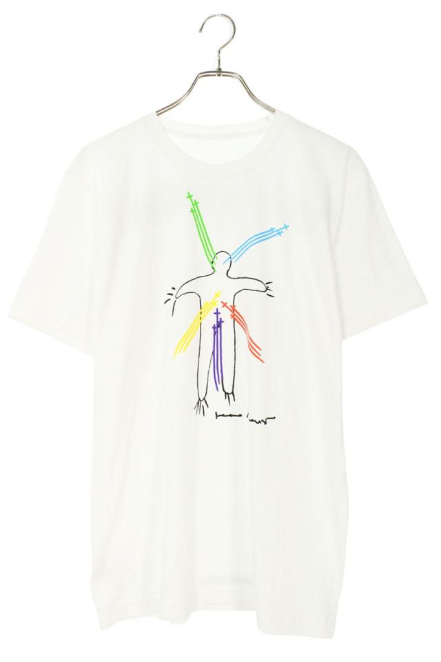 クロムハーツ サイズ:M  CH T-SHRT 1 バックスクロールラベルプリントTシャツ 中古 GZ11