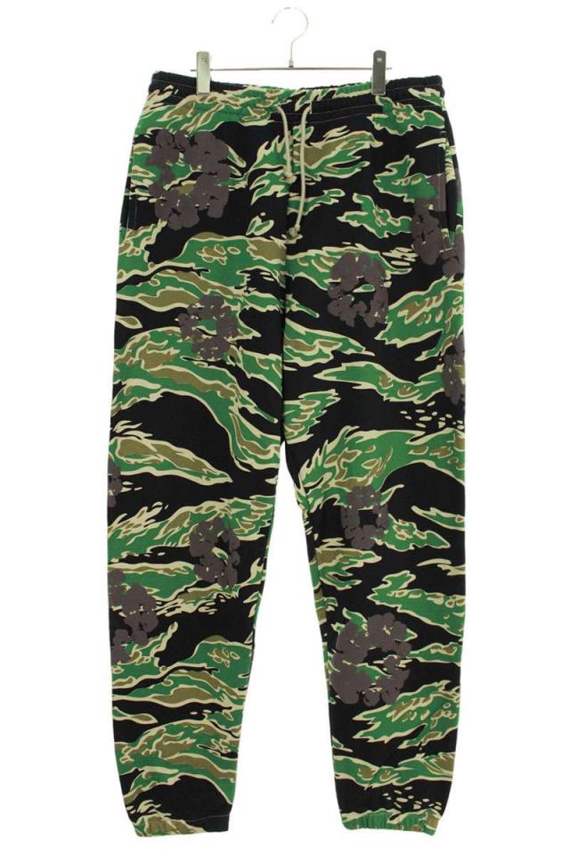 デニムティアーズ サイズ:XL  Camo Cotton Wreath Sweatpants 迷彩柄スウェットロングパンツ 中古 OM10