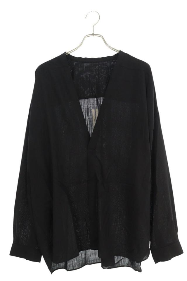 リックオウエンス サイズ:50  25SS  RU01E5294 LIDOラリー長袖シャツ 新古品 OM10