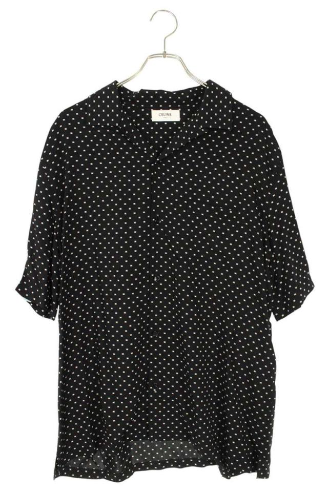 セリーヌ サイズ:39  2C946313V マイクロトリオンフハワイアンルーズ半袖シャツ 新古品 SB01