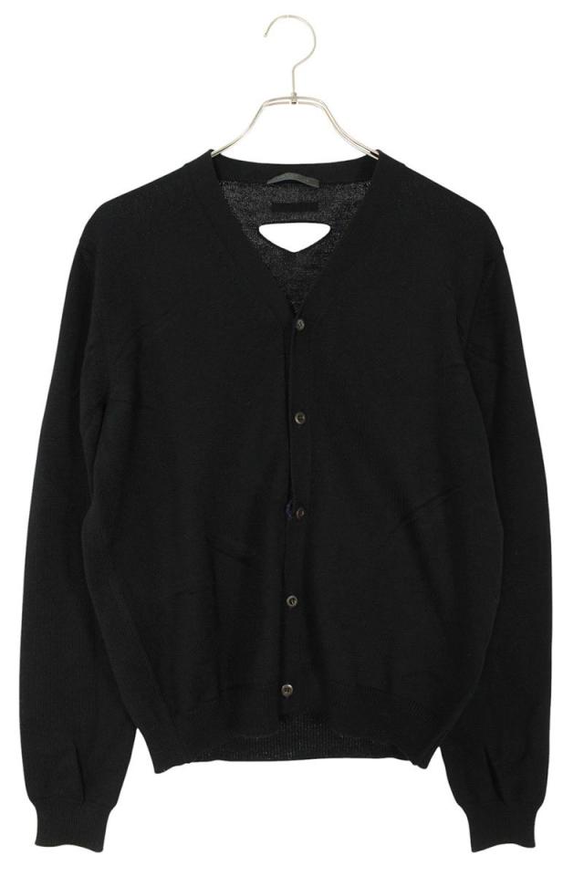 プラダ サイズ:48  25SS  UMG391 バックカッティングデザインカーディガン 新古品 OM10