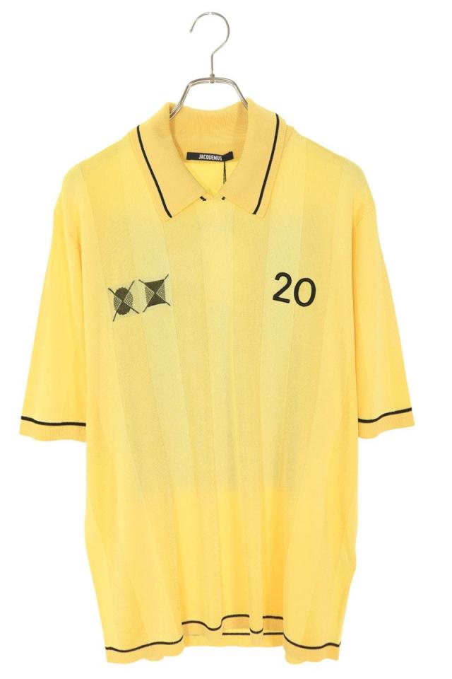 ジャックムス サイズ:XL  25SS  255KN542 バックロゴ刺繍ゲーム半袖ポロシャツ 新古品 SB01