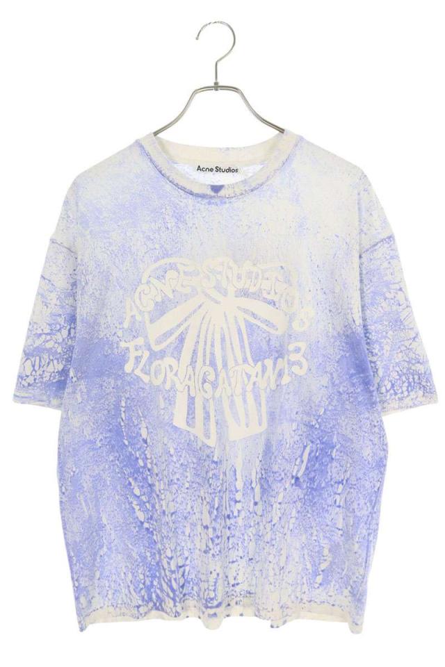 アクネストゥディオズ サイズ:M  FN-UX-TSHI000078 総柄クルーネックTシャツ 新古品 SB01