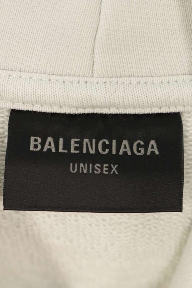 バレンシアガ サイズ:XS 25SS 803265 TRVS9 ダメージ加工ロゴプル