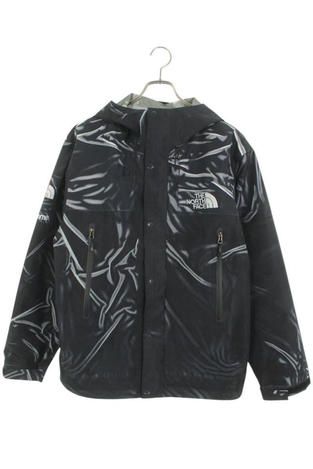 シュプリーム  ノースフェイス サイズ:L  23SS  Printed Taped Seam Shell Jacket トロンプルイユテープドシームブルゾン 中古 SB01