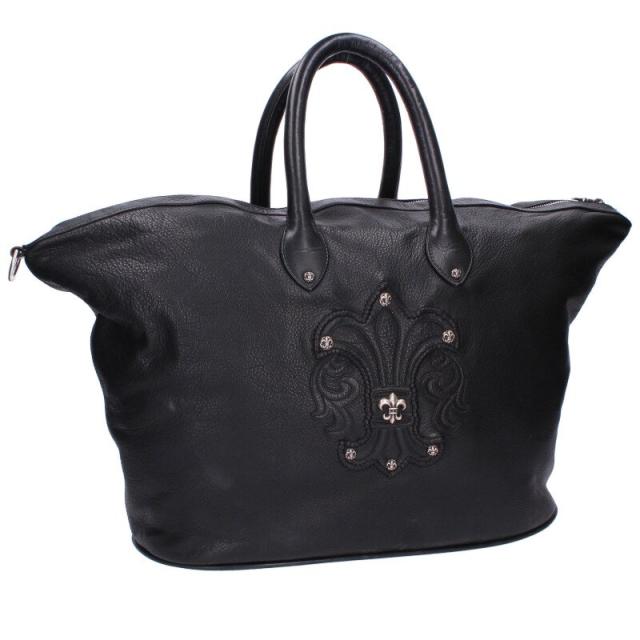 クロムハーツ   GILLES BAG ジル BSブレア装飾レザーハンドバッグ 中古 SJ02