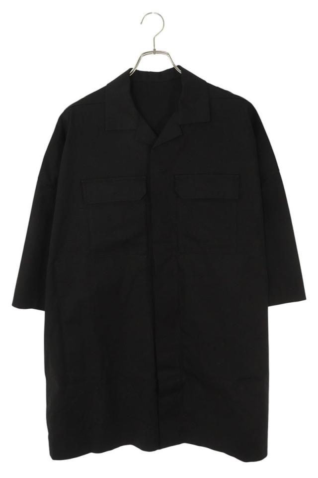 リックオウエンス サイズ:50  24SS  RU01D3298-TE マグナムトミー半袖シャツ 中古 SB01