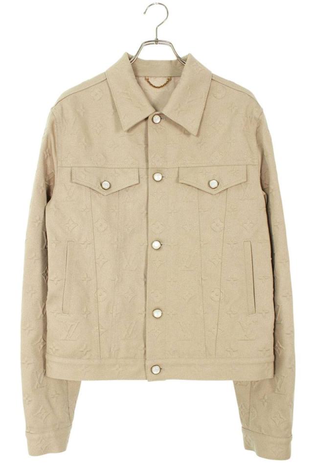 ルイヴィトン サイズ:48  RM251M TNI HSA87W モノグラムエンボスデニムジャケット 中古 SS13