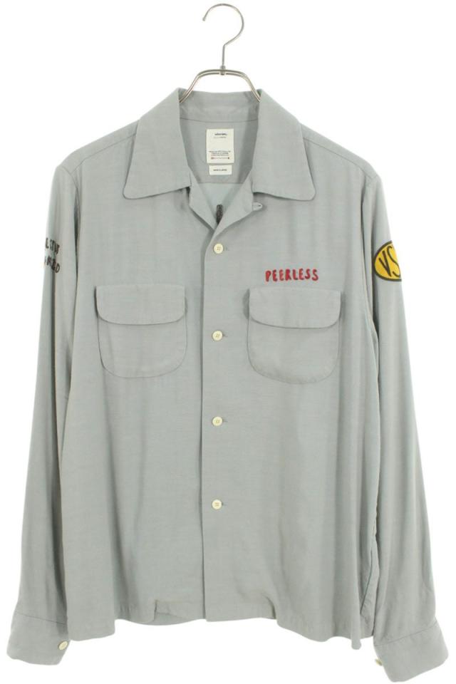 ビズビム サイズ:1 25SS WILDCATTER SHIRT レーヨン長袖シャツ 中古 BS99