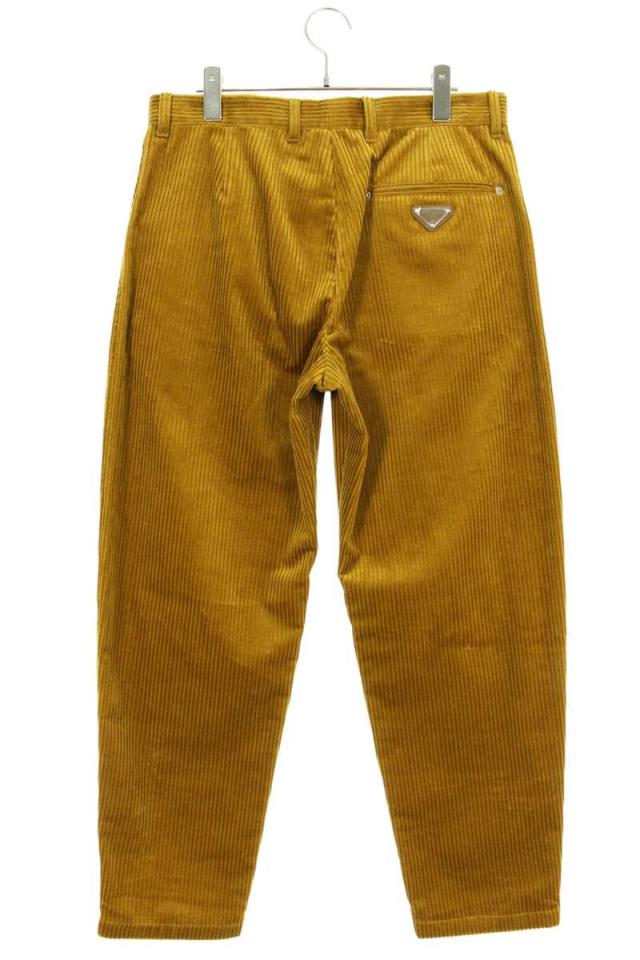 プラダ サイズ:46  SPH313 S232 13Y0 トライアングルロゴピンウェールコーデュロイロングパンツ 中古 SB01 プラダ サイズ:46 SPH313 S232 13Y0 トライアングルロゴピンウェール