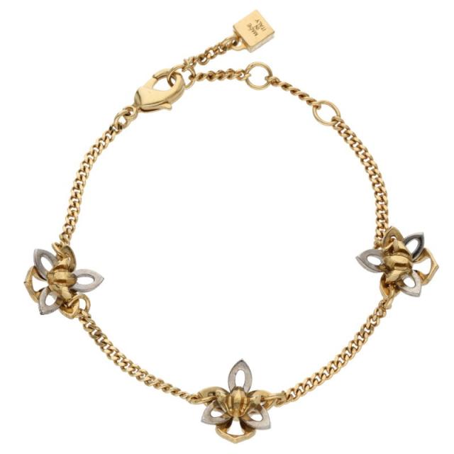 フェンディ フラワーチェーンブレスレット 中古 BS99