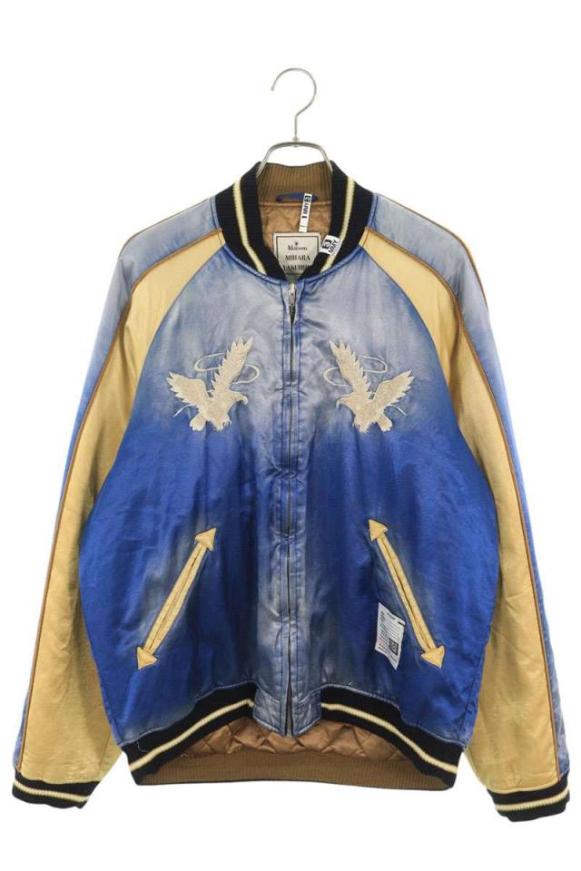 ミハラヤスヒロ サイズ:48  J14BL141 スーベニアスカジャンブルゾン 中古 SB01