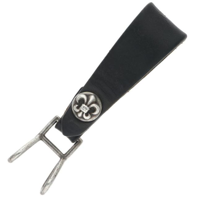 クロムハーツ   BELT LOOP BSフレアボタンレザーベルトループ 中古 FK04