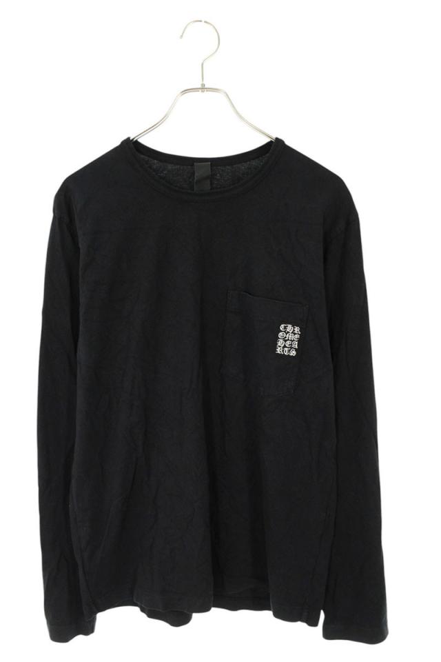 クロムハーツ サイズ:M  Y NOT ロゴ刺繍長袖カットソー 中古 GZ11