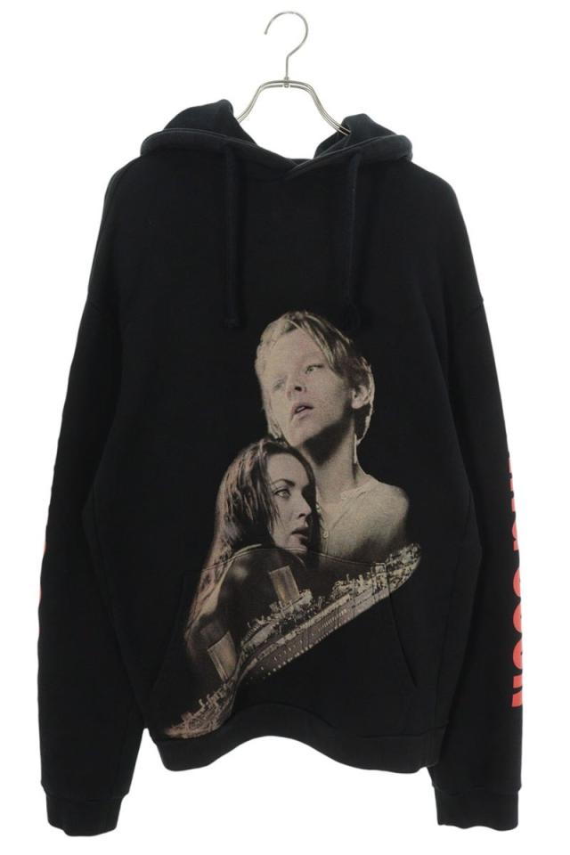 ヴェトモン サイズ:XS  16SS  SS16TP16 オーバーサイズタイタニックプルオーバーパーカー 中古 OM10