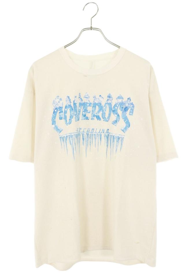 ダブレット サイズ:M  25SS  25SS37CS377 ULTRA FREEZER REGULAR FIT T-SHIRT プリントデザインヴィンテージ加工Tシャツ 中古 SB01