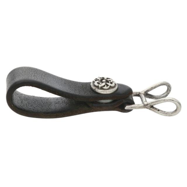 クロムハーツ BELT LOOP ケルティックボールボタンレザーベルトループ