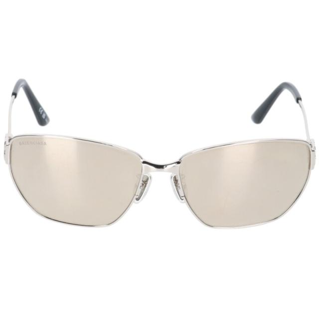 バレンシアガ サイズ:63□16-145  BB0337SK BBロゴメタリックフレームサングラス 中古 BS55