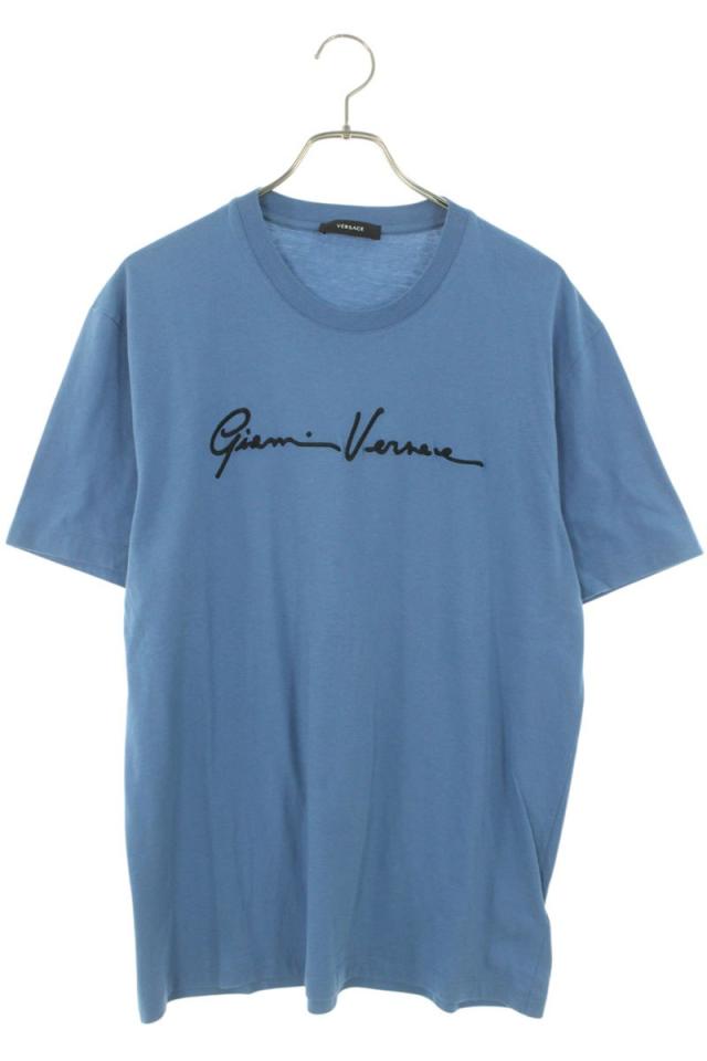 ヴェルサーチェ サイズ:XL  1006217 ロゴ刺繍Tシャツ 中古 BS99
