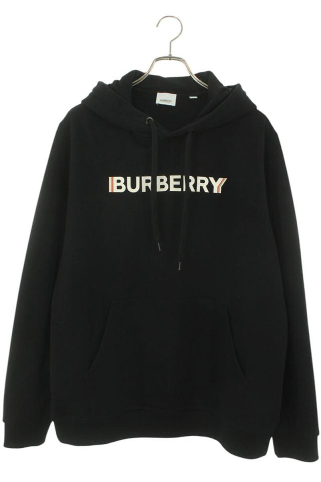 バーバリー サイズ:L 8052977 ロゴプリントパーカー 中古 OM10