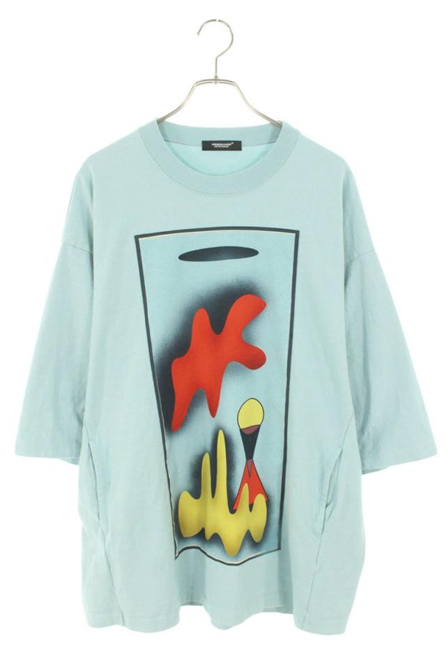 アンダーカバー サイズ:4  UC1B4806-1 フロントパッチヘビーTシャツ 中古 BS99