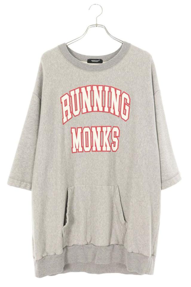 アンダーカバー サイズ:4  UC2B4805 RUNNING MONKS度詰裏毛半袖スウェット 中古 BS99