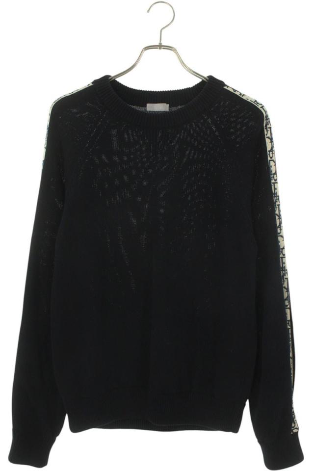 ディオール サイズ:M 113M638AT187 オブリーク切替クルーネックニット