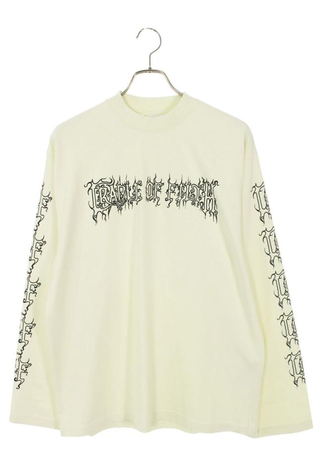 ヴェトモン サイズ:XS  25AW  UCF76LS100l ICEWHITE CofLOGOロングスリーブカットソー 新古品 SB01