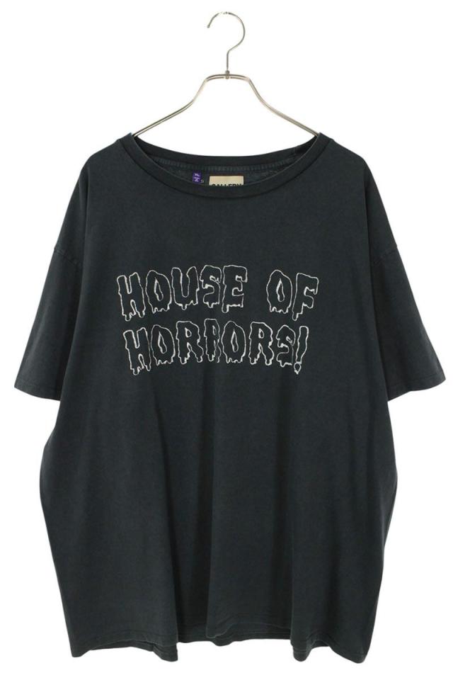 ギャラリーデプト サイズ:XL  25AW  HT10053　VINTAGEBLACK メッセージプリントTシャツ 新古品 SJ02