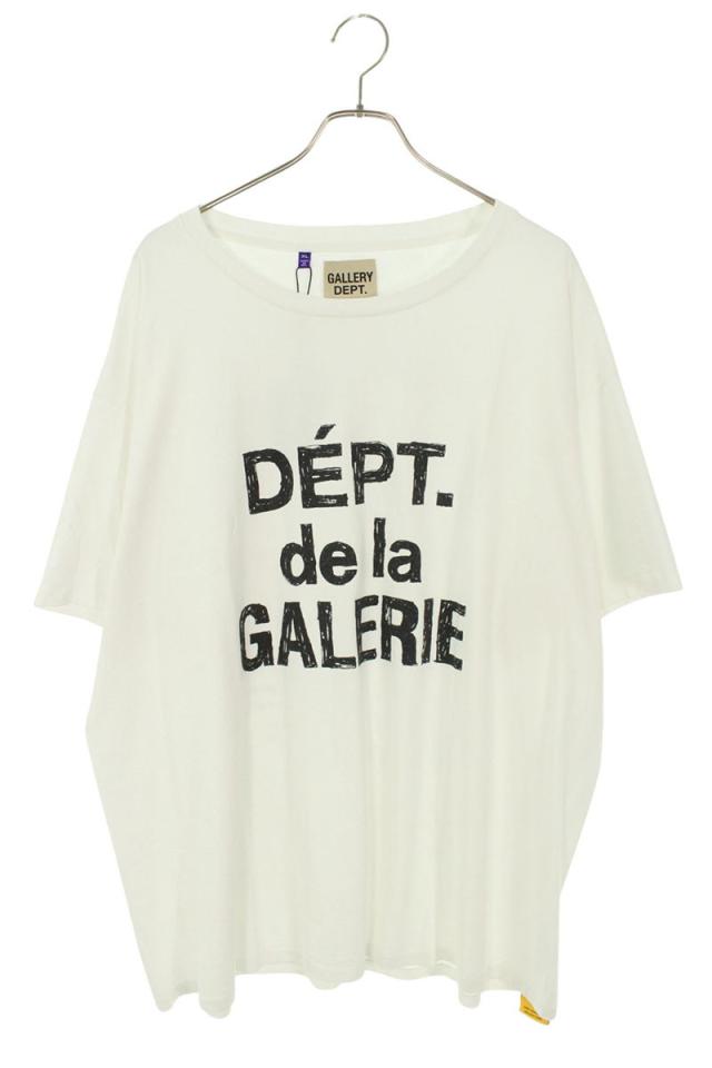 ギャラリーデプト サイズ:XL  25AW  MT10077　WHITE ロゴプリントTシャツ 新古品 SB01