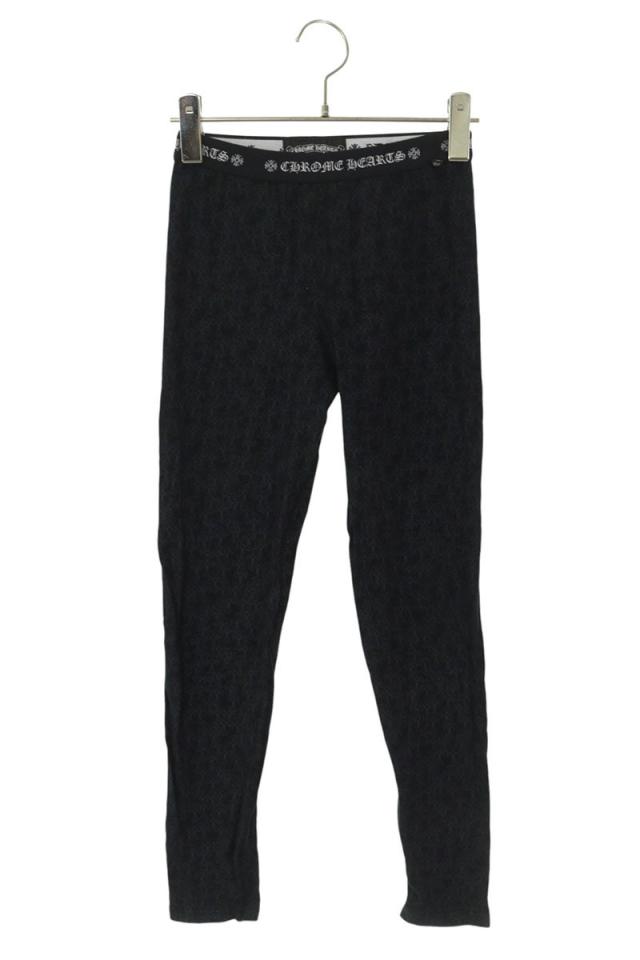 クロムハーツ サイズ:S CHクロス総柄レギンスロングパンツ 中古 OS06