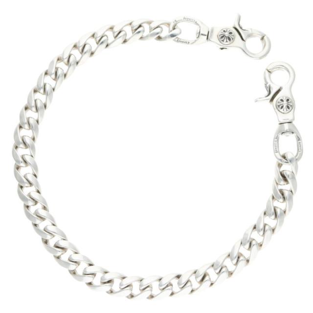 クロムハーツ サイズ:ロング  CLASSIC LONG-T 2クリップロングクラシック シルバーウォレットチェーン 中古 OK15