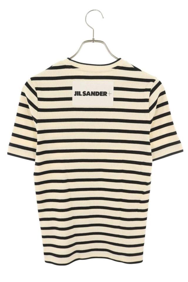 ジルサンダープラス サイズ:S J40GC0111 J46497 ロゴパッチボーダーT