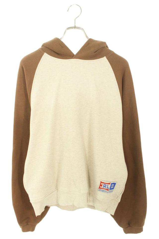 イーアールエル サイズ:M  UNISEX RAGLAN HOODIE KNIT ラグランプルオーバーパーカー 中古 BS55